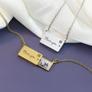 COLAR PERSONALIZÁVEL COM FOTO - PARA MINHA AMADA 💓 - Amparo Shopp