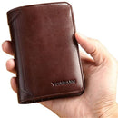 Carteira Masculina de Couro com Antifurto - Amparo Shopp