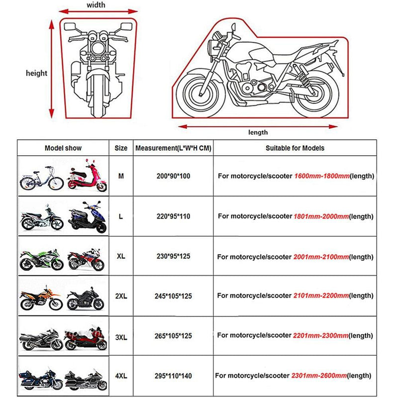 Capa Premium Impermeável de Proteção para Motocicleta - Premium Protect - Amparo Shopp