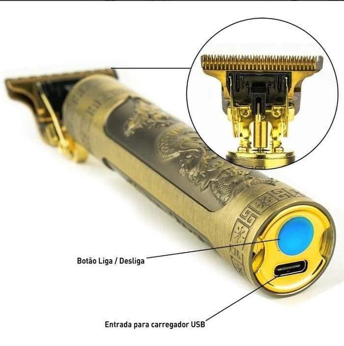 BarberMax™ Maquina de Barba e Cabelo Edition Gold - Amparo Shopp